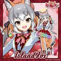 The common costume visual of Island Fox for the live performance, Life Like a Live!7, in March 2024.